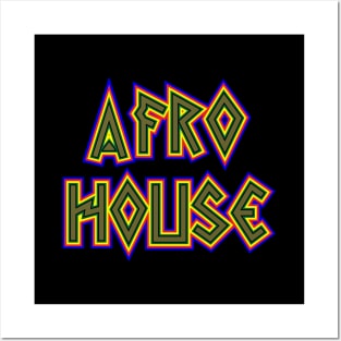 Afro House Music All Night Long Posters and Art